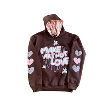 Make Art Not Love Hoodie - Mocha - Preorders Only